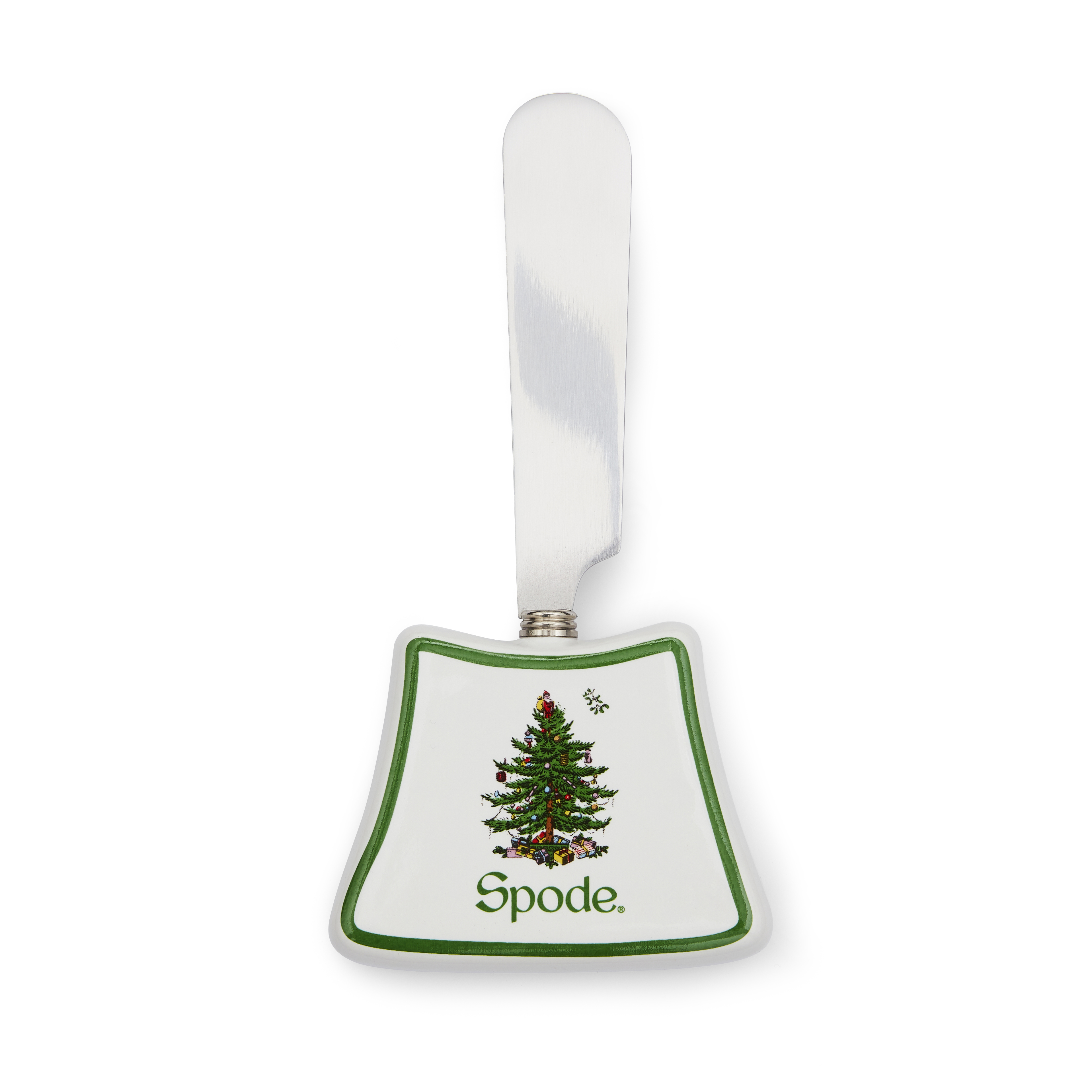 Christmas Tree 2 Piece Cheese Board and Spreader Set image number null